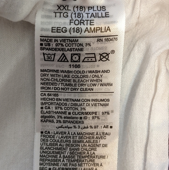 OLD Navy elastic waist textured jogger shorts size XXL (18) - Picture 3 of 5